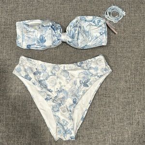 Victoria’s Secret bikini with attachable straps. Size large